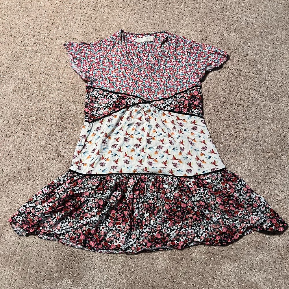 Floral dress size 13-14 kids